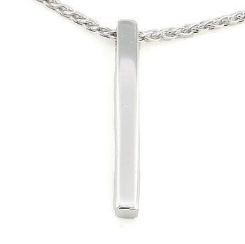 9ct white gold 3g 18 inch Pendant with chain